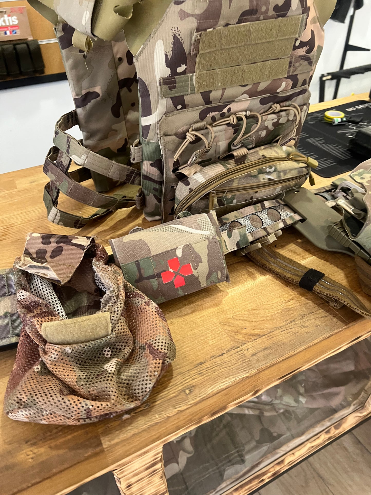 PACK MULTICAM GILET CEINTURON COMPLET
