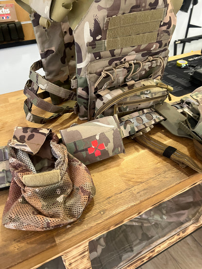 PACK MULTICAM GILET CEINTURON COMPLET
